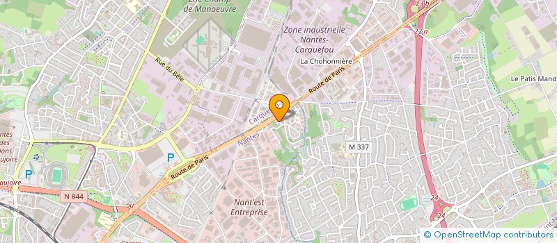 localisation de l'entreprise SCI QDT 2019  NANTES