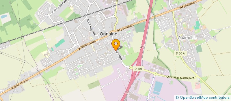 localisation de l'entreprise SCI QEMMA  ONNAING