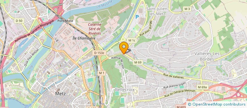 localisation de l'entreprise SCI QEYNOS à SAINT-JULIEN-LES-METZ