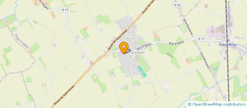 localisation de l'entreprise SCI QFL  ZEGERSCAPPEL