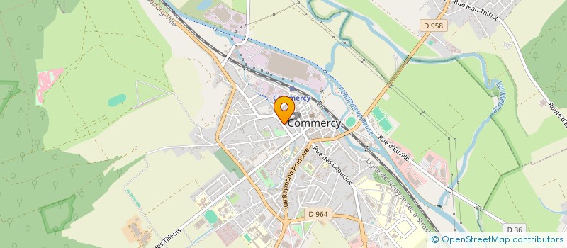 localisation de l'entreprise SCI QG  COMMERCY