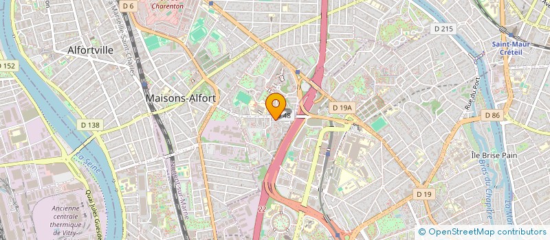 localisation de l'entreprise SCI QG FAMILY à MAISONS-ALFORT