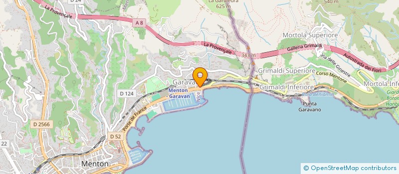 localisation de l'entreprise SCI QGC à MENTON