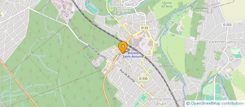 localisation de l'entreprise SCI QIAN  BOUSSY-SAINT-ANTOINE