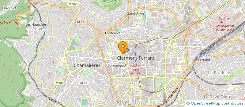 localisation de l'entreprise SCI QIAN  CLERMONT-FERRAND