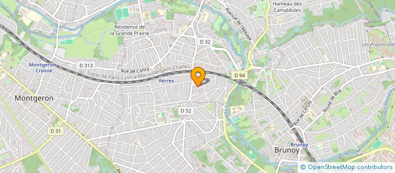 localisation de l'entreprise SCI QLB  YERRES