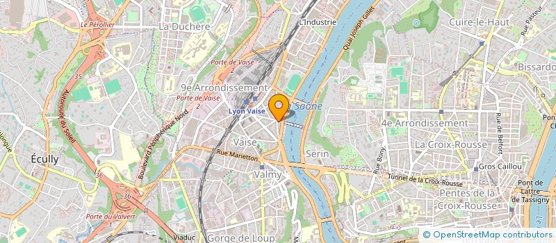 localisation de l'entreprise SCI QLF  LYON