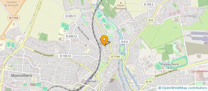 localisation de l'entreprise SCI QMO à CHARTRES