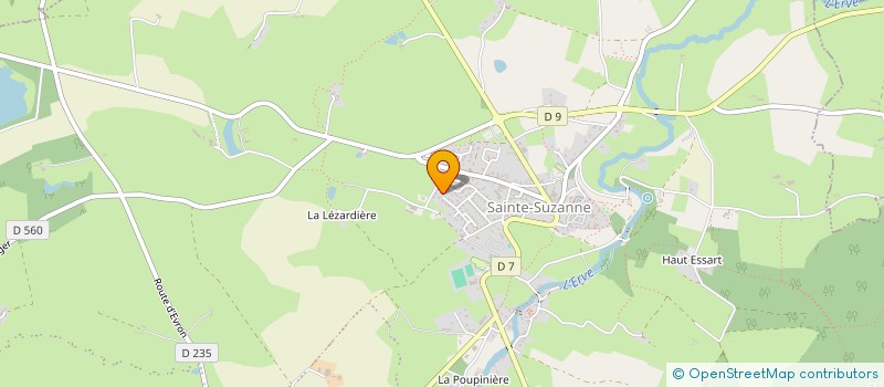 localisation de l'entreprise SCI QMPP  SAINTE-SUZANNE-ET-CHAMMES