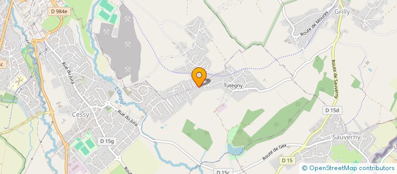 localisation de l'entreprise SCI QNU  CESSY