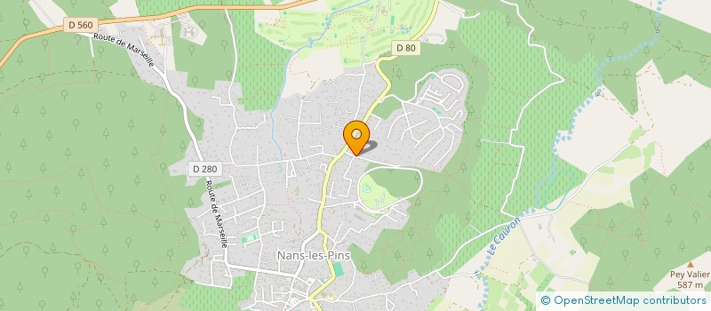localisation de l'entreprise SCI QOPS  NANS-LES-PINS