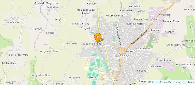 localisation de l'entreprise SCI QORAIL  PLABENNEC