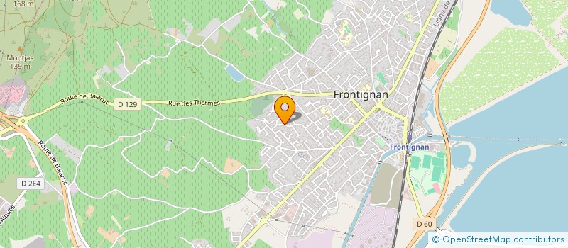 localisation de l'entreprise SCI QOURAM à FRONTIGNAN