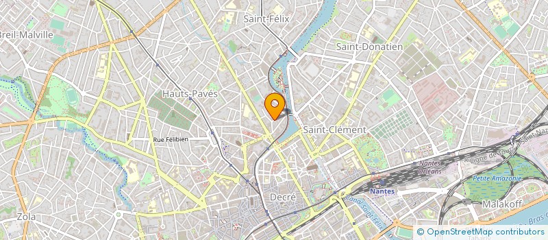 localisation de l'entreprise SCI QSP  NANTES