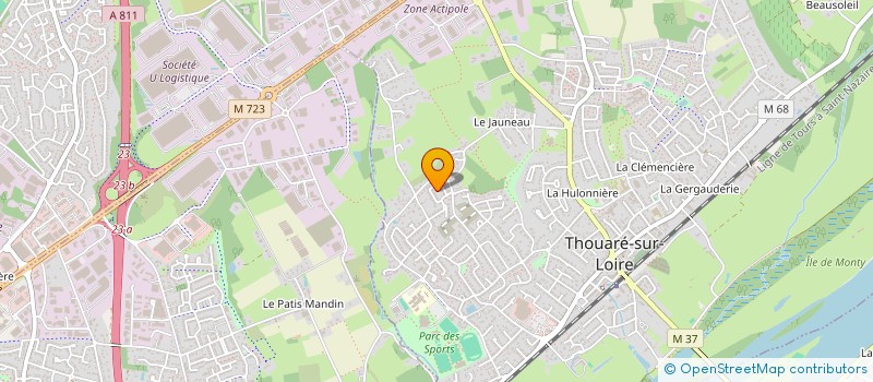 localisation de l'entreprise SCI QU'ARVELLA  CARQUEFOU