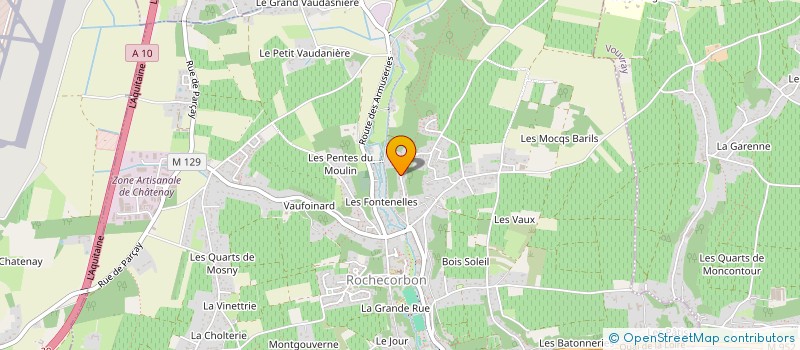 localisation de l'entreprise SCI QUADRA à ROCHECORBON
