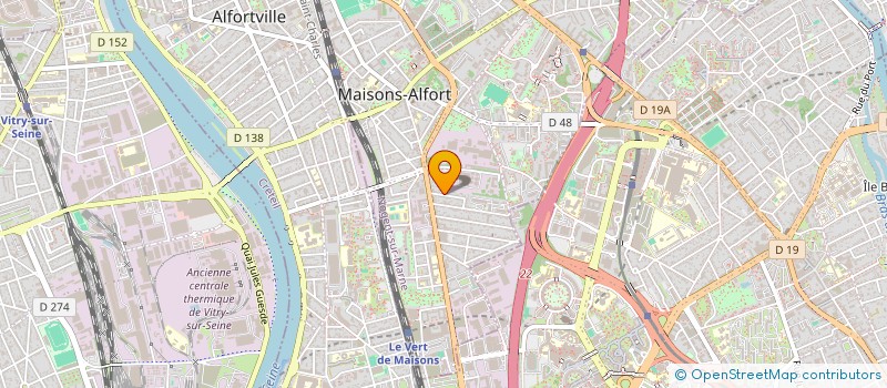 localisation de l'entreprise SCI QUADRILLE à MAISONS-ALFORT