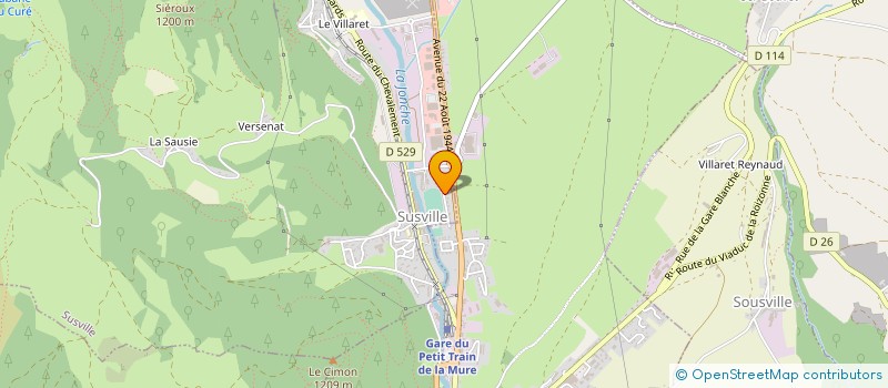 localisation de l'entreprise SCI QUADRILLES  SUSVILLE