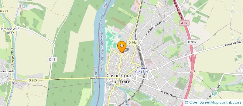 localisation de l'entreprise SCI QUAGLIO à COSNE-COURS-SUR-LOIRE