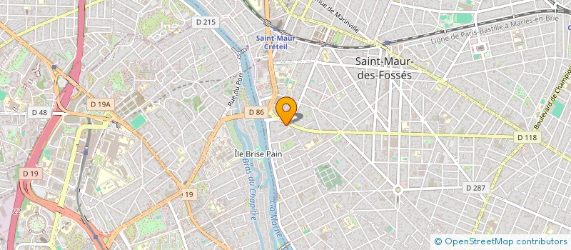 localisation de l'entreprise SCI QUAI 20 à SAINT-MAUR-DES-FOSSES