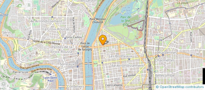 localisation de l'entreprise SCI QUAI 26  LYON