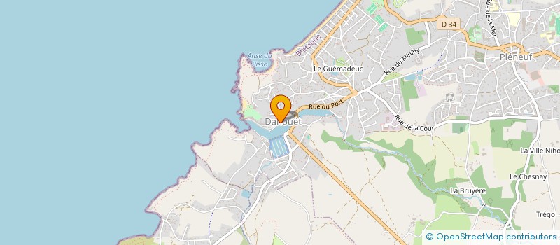 localisation de l'entreprise SCI QUAI 26 DES TERRE-NEUVAS  PLENEUF-VAL-ANDRE