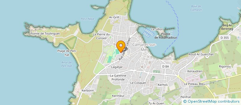 localisation de l'entreprise SCI QUAI 36  CAMARET-SUR-MER