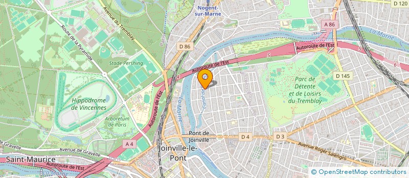 localisation de l'entreprise SCI QUAI 44 à JOINVILLE-LE-PONT