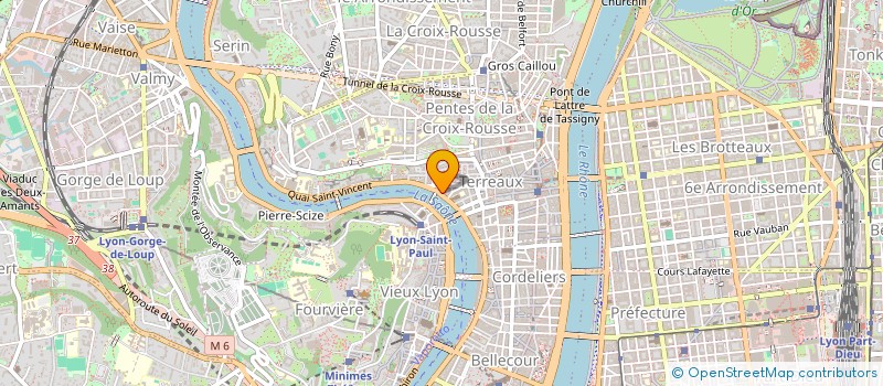 localisation de l'entreprise SCI QUAI 52 à LYON