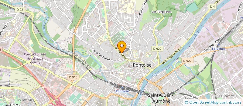 localisation de l'entreprise SCI QUAI 53 BIS  PONTOISE