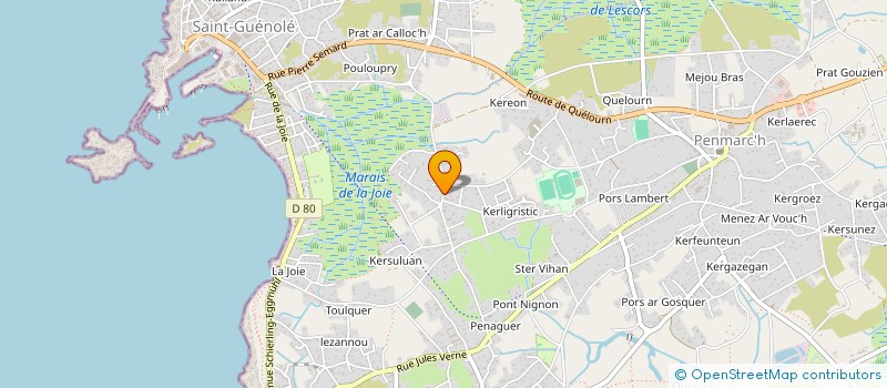 localisation de l'entreprise SCI QUAI 62  PENMARCH