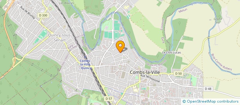 localisation de l'entreprise SCI QUAI 71  COMBS-LA-VILLE