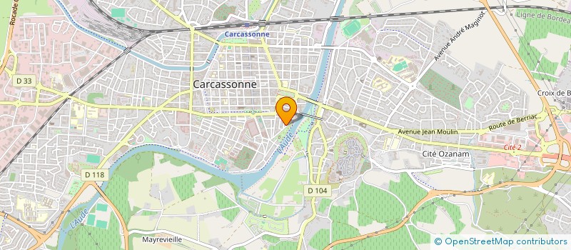 localisation de l'entreprise SCI QUAI BELLEVUE à CARCASSONNE