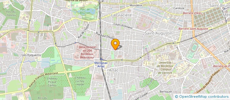 localisation de l'entreprise SCI QUAI CHAHO  MERIGNAC