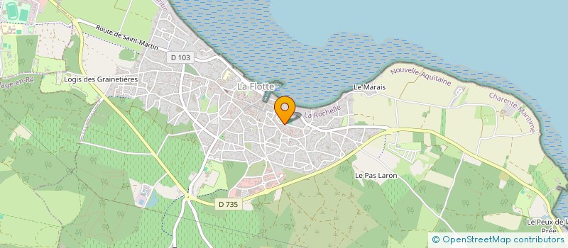 localisation de l'entreprise SCI QUAI CLEMENCEAU  LA FLOTTE