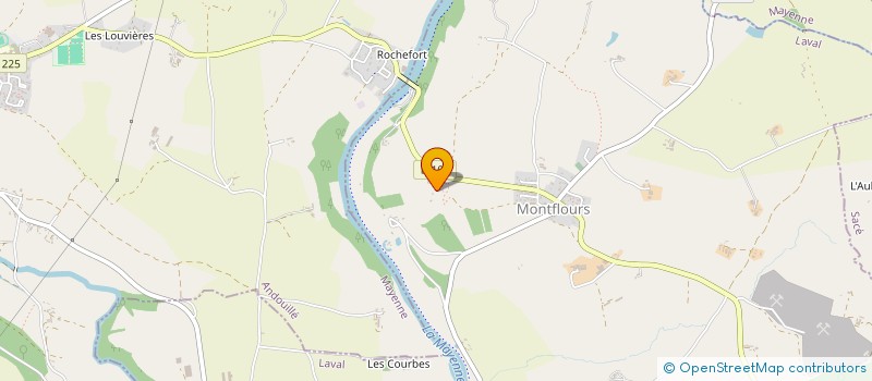 localisation de l'entreprise SCI QUAI D'HONNEUR  MONTFLOURS