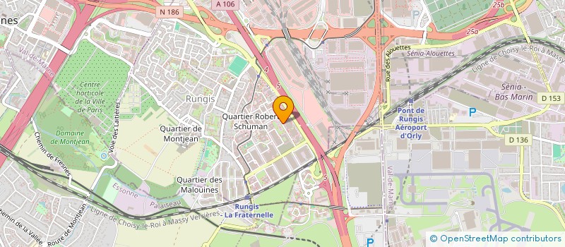 localisation de l'entreprise SCI QUAI D'ORSAY PARIS à RUNGIS