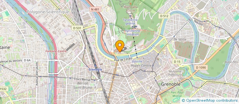 localisation de l'entreprise SCI QUAI DE FRANCE à GRENOBLE