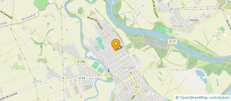 localisation de l'entreprise SCI QUAI DE GARONNE  GRENADE