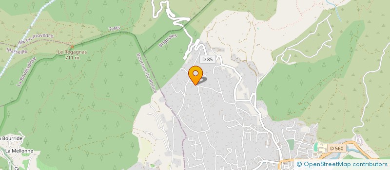 localisation de l'entreprise SCI QUAI DE L'HUVEAUNE  SAINT-ZACHARIE