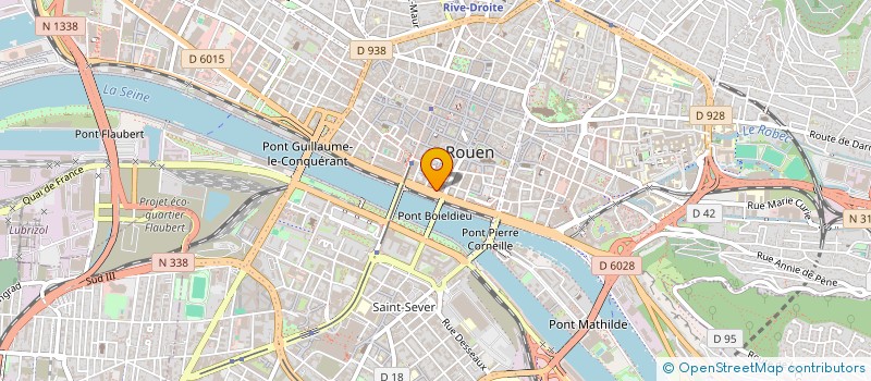 localisation de l'entreprise SCI QUAI DE LA BOURSE  ROUEN