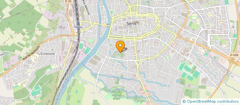 localisation de l'entreprise SCI QUAI DE LA MINOTERIE à SENS