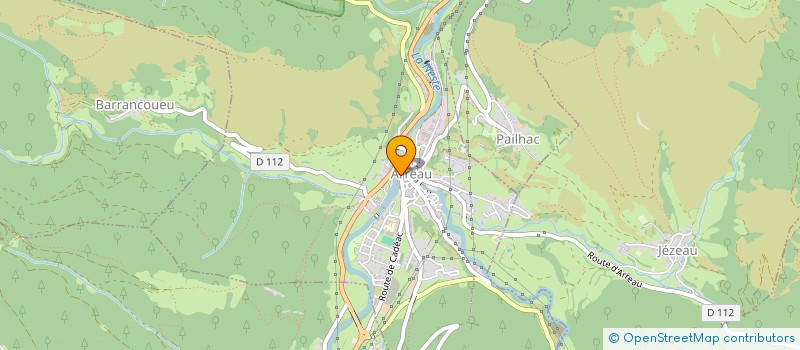 localisation de l'entreprise SCI QUAI DE LA NESTE  ARREAU