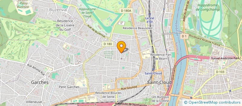 localisation de l'entreprise SCI QUAI DE LA REPUBLIQUE à SAINT-CLOUD