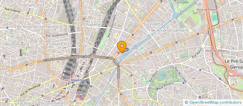 localisation de l'entreprise SCI QUAI DE LA SEINE  PARIS