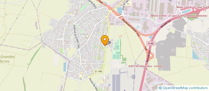 localisation de l'entreprise SCI QUAI DE SAONE à CORBAS