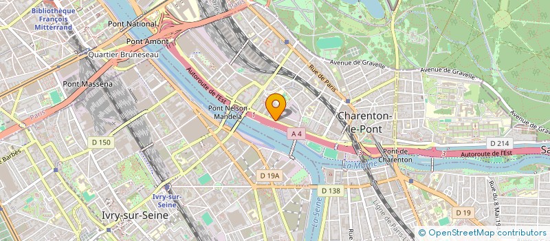 localisation de l'entreprise SCI QUAI DES CARRIERES  CHARENTON-LE-PONT