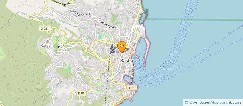 localisation de l'entreprise SCI QUAI DES MARTYRS à BASTIA