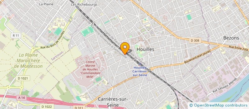 localisation de l'entreprise SCI QUAI DU PECQ  HOUILLES