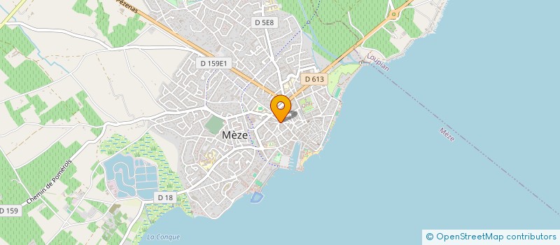 localisation de l'entreprise SCI QUAI GUITARD à MEZE